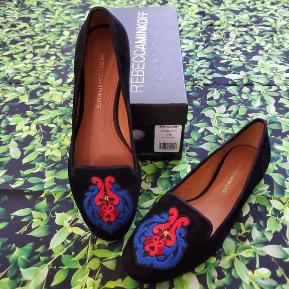 πHPβ¨ BNIB! REBECCA MINKOFF Zodiac Sign Astro Too Flats - Cancer July - Picture 2 of 7